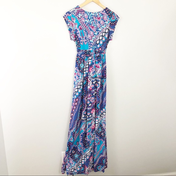 ASOS Maternity Faux Wrap Maxi Dress - Picture 4 of 8